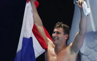 Maxime Grousset champion du monde du 50 m papillon aux Mondiaux 2025