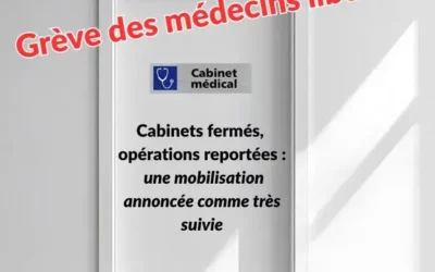 La grève des médecins libéraux qui débute ce 5 janvier s’annonce « très suivie »