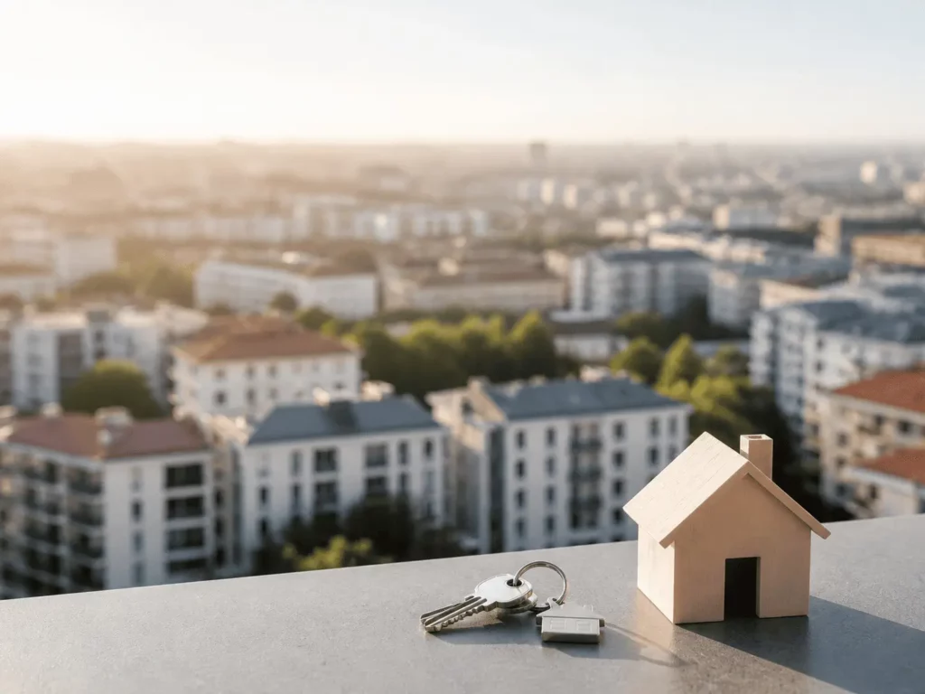 prix immobilier France 2026 vue urbaine et marché immobilier
