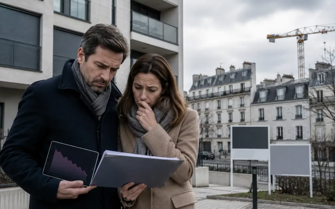 Crise immobilière France 2026 avec baisse des ventes et marché du logement sous tension