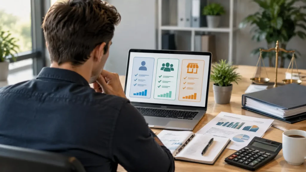 choix du statut juridique pour entrepreneur