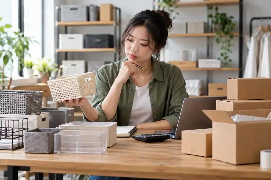 Une revendeuse évalue les aides financières entreprises et sa trésorerie avant un achat