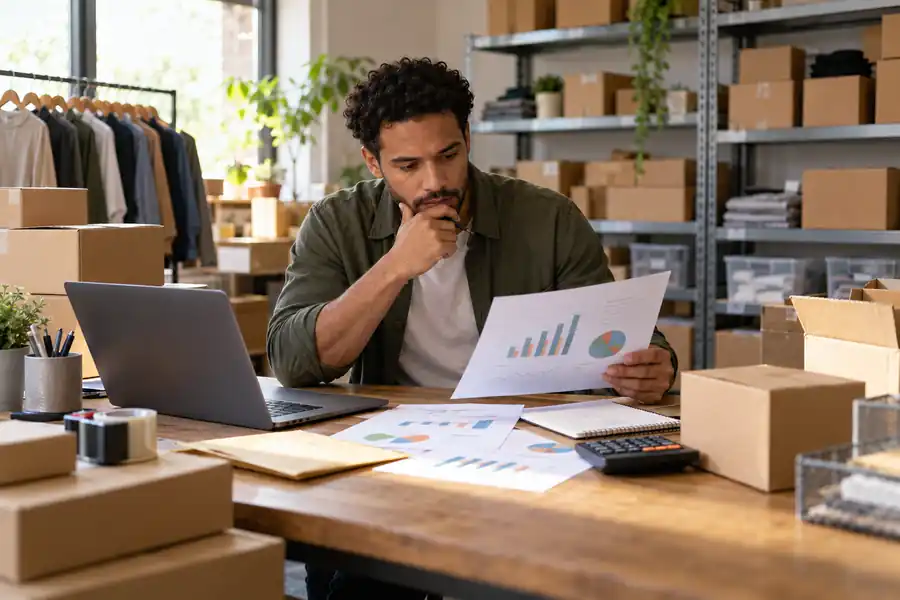 Capital-risque : un revendeur évalue la croissance de son activité e-commerce