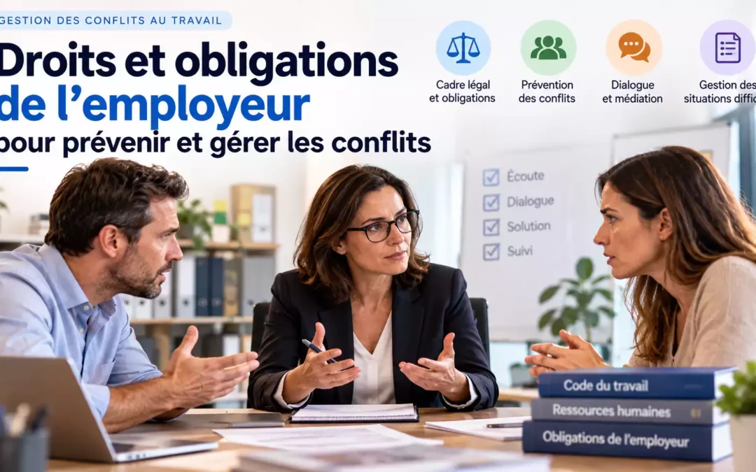 Gestion des conflits au travail : droits et obligations de l’employeur, prévention et médiation