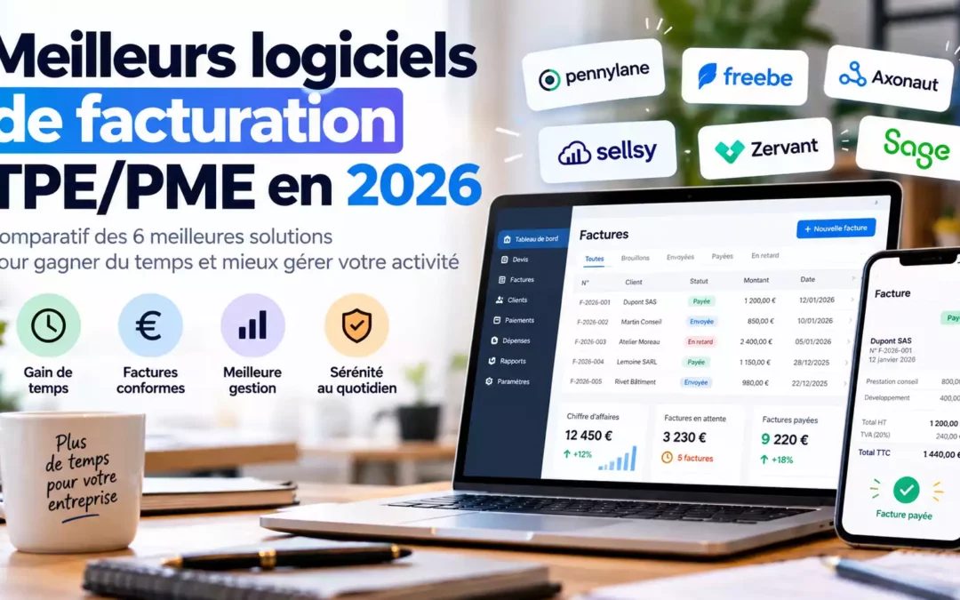 Meilleurs logiciels de facturation pour TPE et PME en 2026
